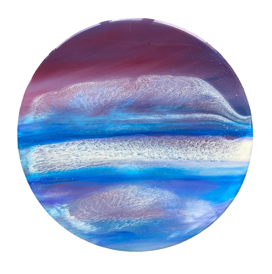 Resin Sunset Collection | Circle 30 cms