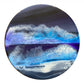 Dark Seascape Art | Circle 40 cm