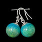 Aurora Borealis Sphere Drop Resin Earrings