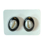 Cowrie Shell studs.