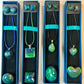 Aurora Borealis Resin Jewellery Set | Earrings, Brooch, Pendant