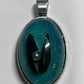 Mussel shell pendant.