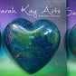 Aurora Borealis Chunky Resin Brooch