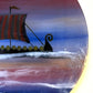 Viking ship Resin Artwork | circle