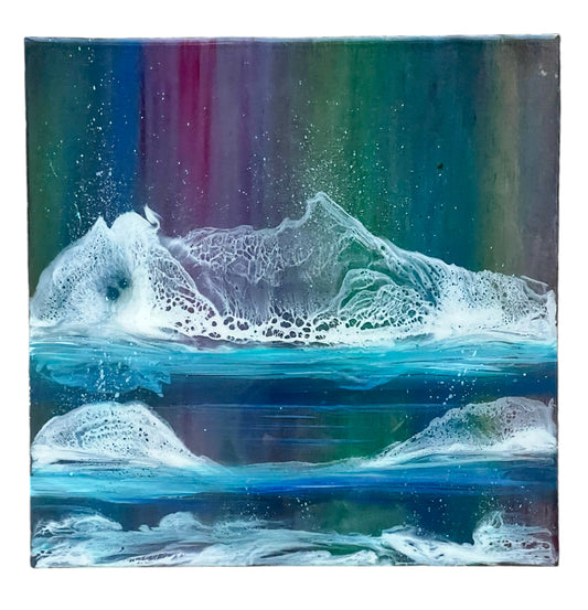 Original Seascape Resin Artwork | Square