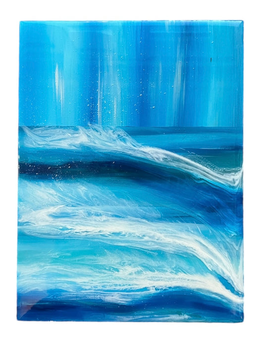 Abstract Resin seascape | Rectangle