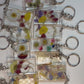 Shetland Grown Real Flower Resin Keyring