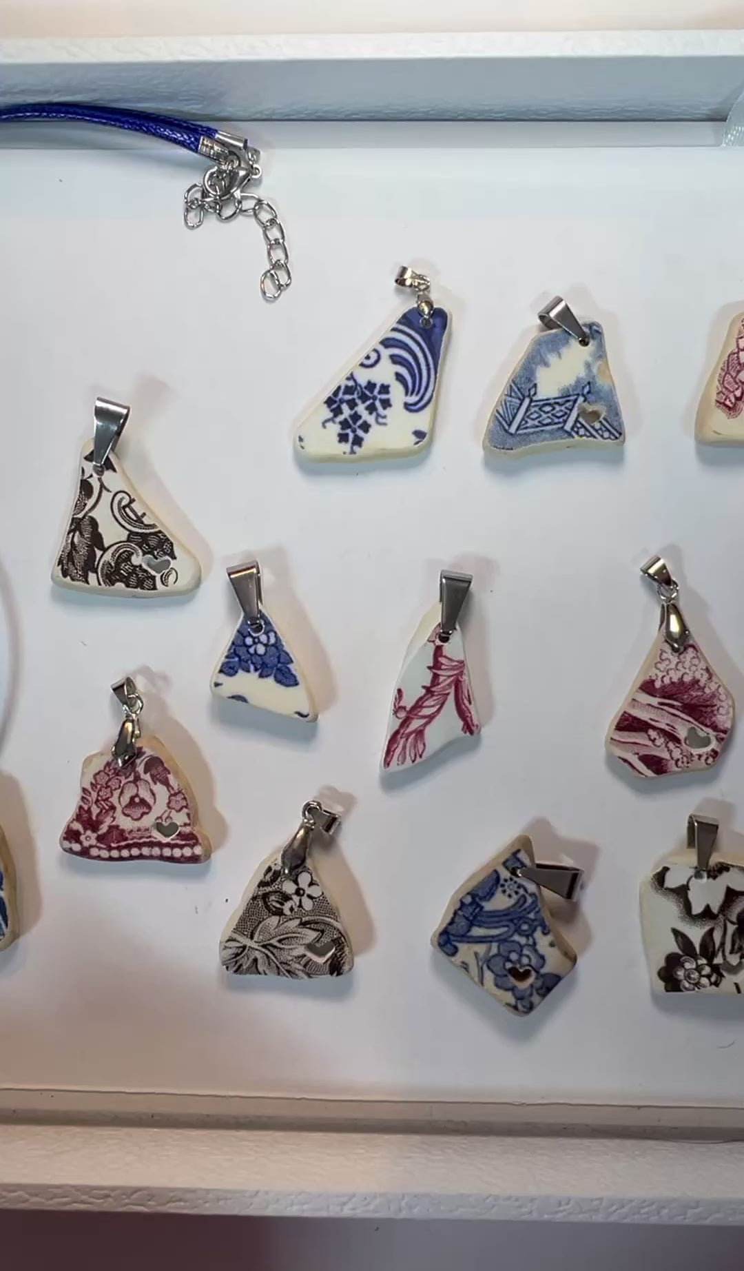 Reserved for Be your own Hero Scottish Sea Pottery shard outlet necklaces